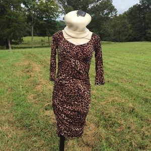 NWT Torrid Leopard Bodycon Dress+NWT Torrid Cap